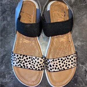 Cheetah sandals